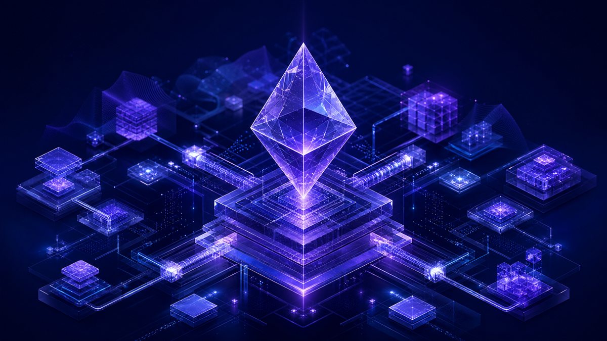 Estrutura abstrata de infraestrutura da rede Ethereum